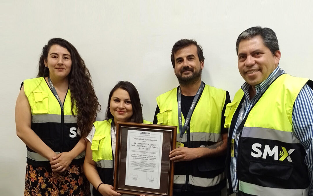 Samex logra homologación de Certificación SHTC para el transporte de sustancias peligrosas