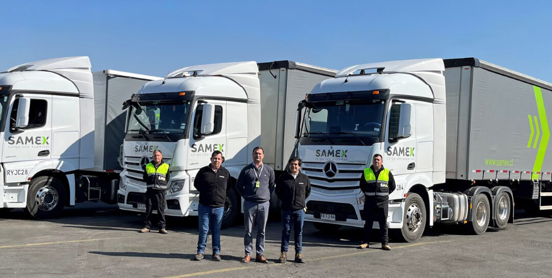Samex aumenta su flota con nueve camiones con modelos Mercedes-Benz